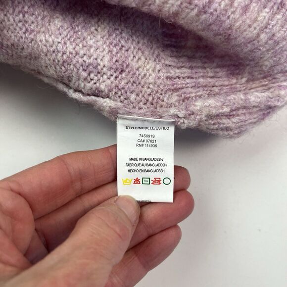 Ruffled Cropped Boxy Cardigan S Pink Cottagecore Fairy Soft Girl Preppy Feminine - Picture 9 of 9